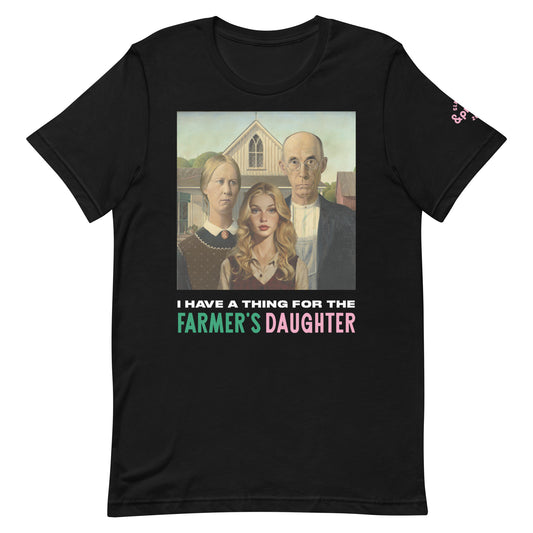 American Gothic Farmer's DaughterUnisex t-shirt